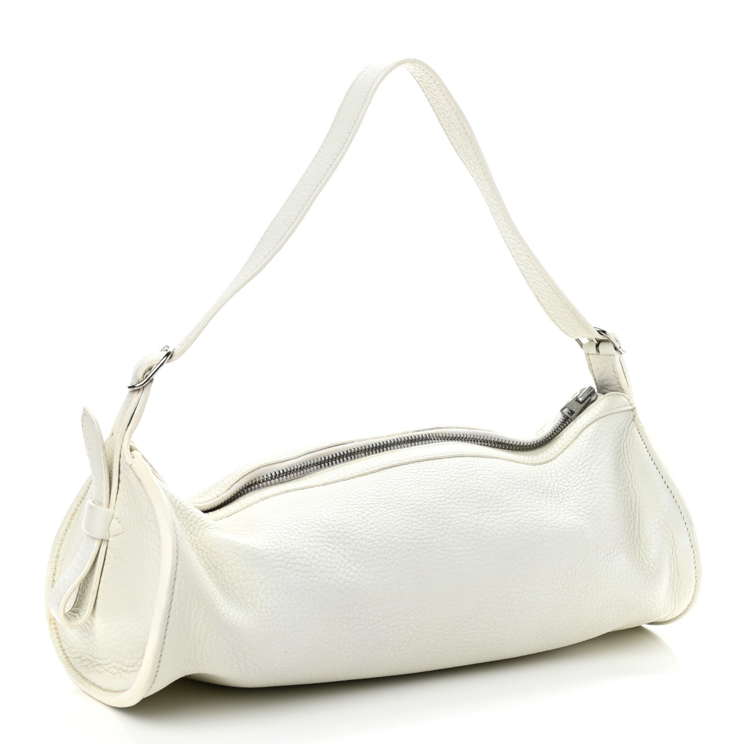 Hermes Taurillon Clemence Sac Doremi 35 White 3 of 12