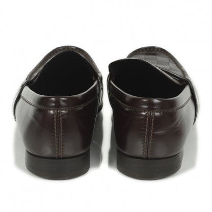 Louis Vuitton Damier Santiago Mens Loafers 10 Brown 3 of 9