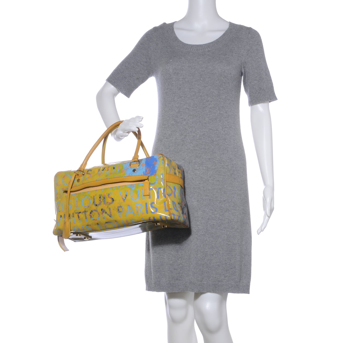 Monogram Pulp Defile Weekender PM Yellow