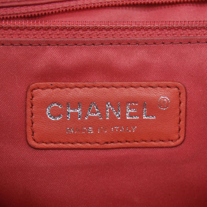 Chanel Vinyl Large Lipstick Tote Dark Beige 12P 7 of 11