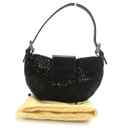 Fendi Beaded Mini Pochette Black 2 of 10
