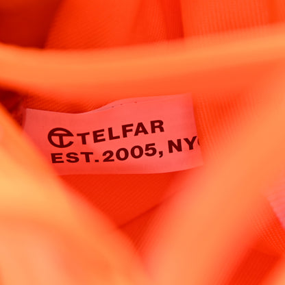 Telfar Vegan Leather Small Shopping Bag Orange 7 of 8