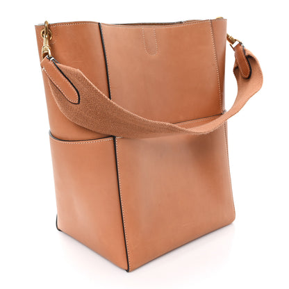 Celine Natural Calfskin Seau Sangle Bucket Bag Tan 3 of 10