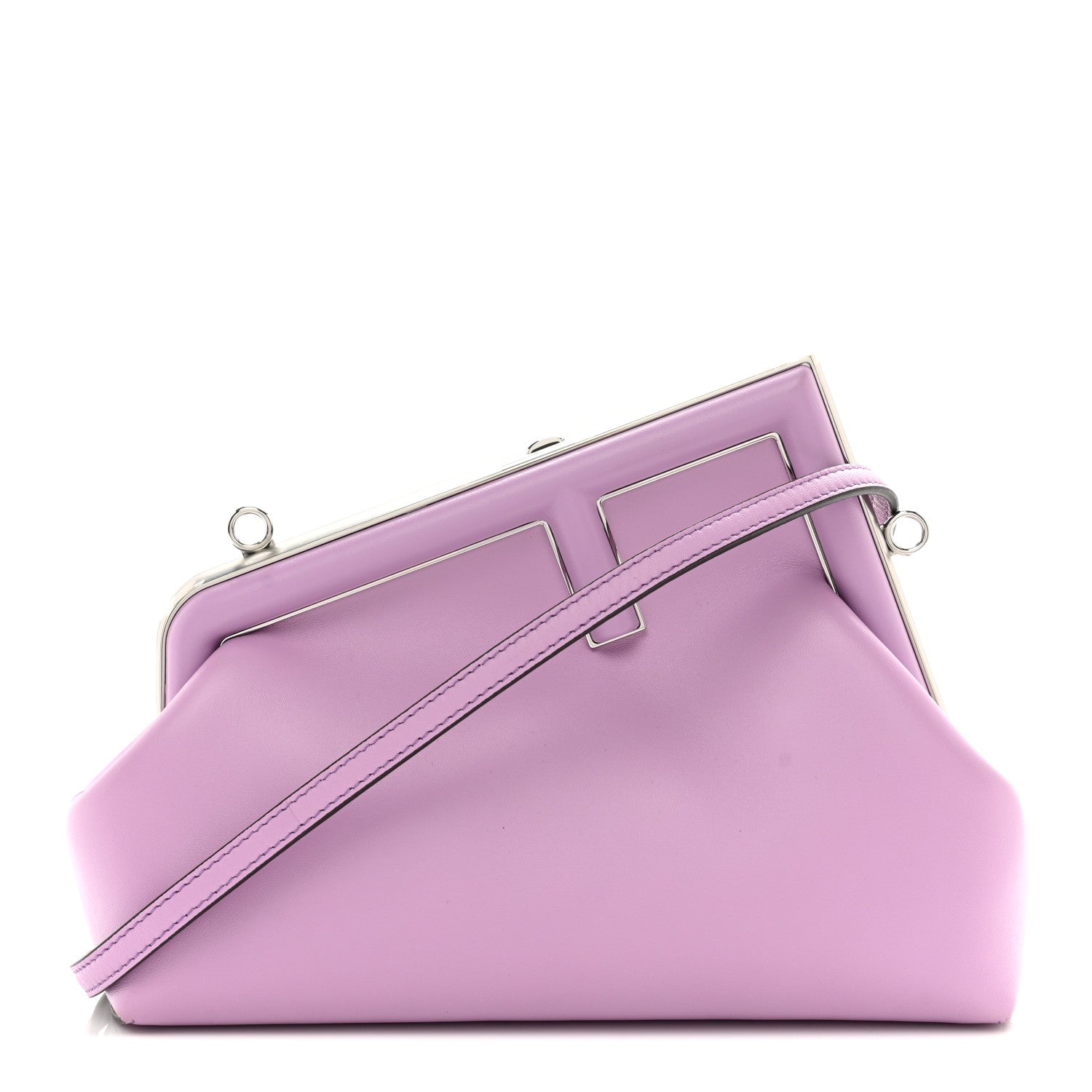 Fendi Shiny Nappa Small Fendi First Violetta 1 of 10