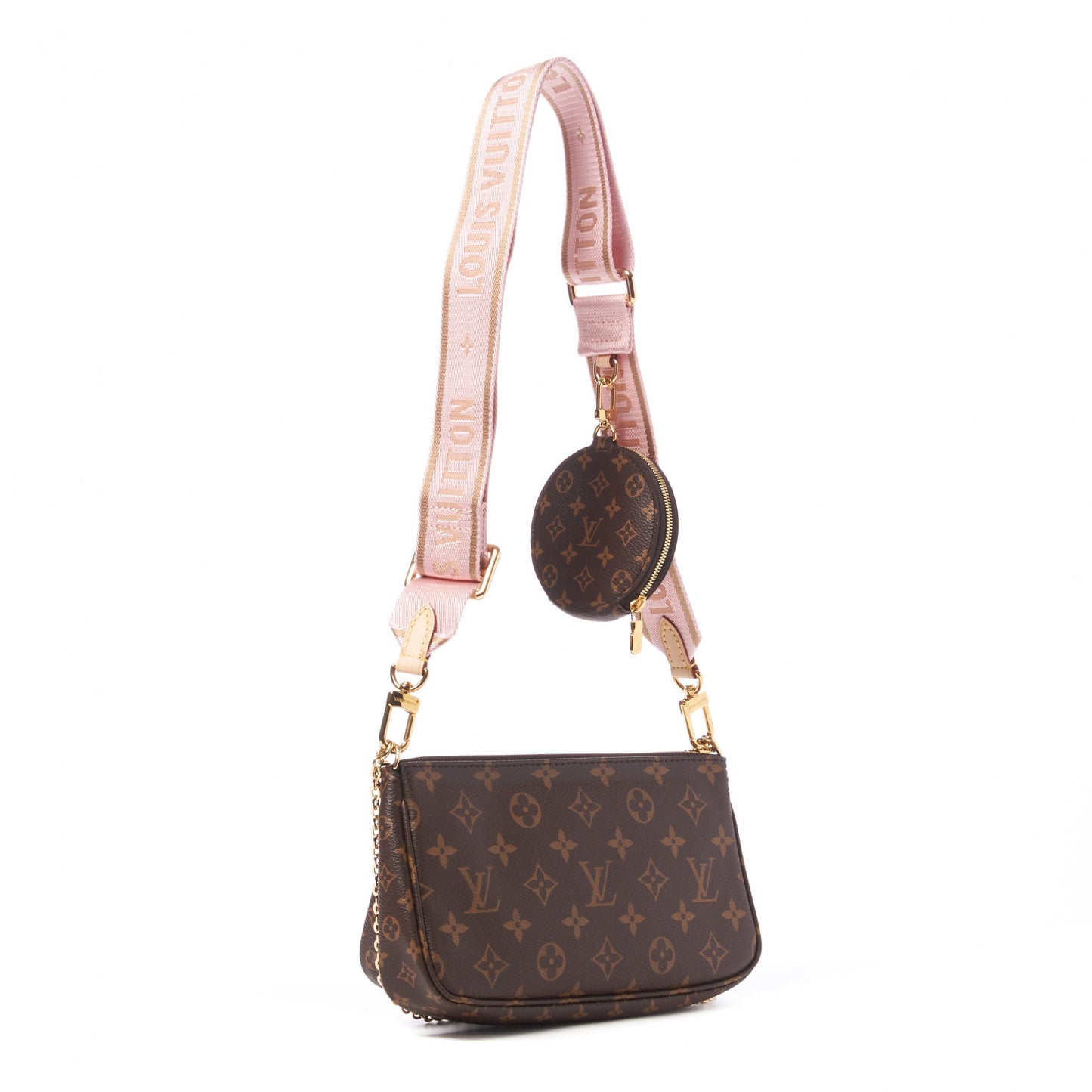 Monogram Multi Pochette Accessories Rose Clair