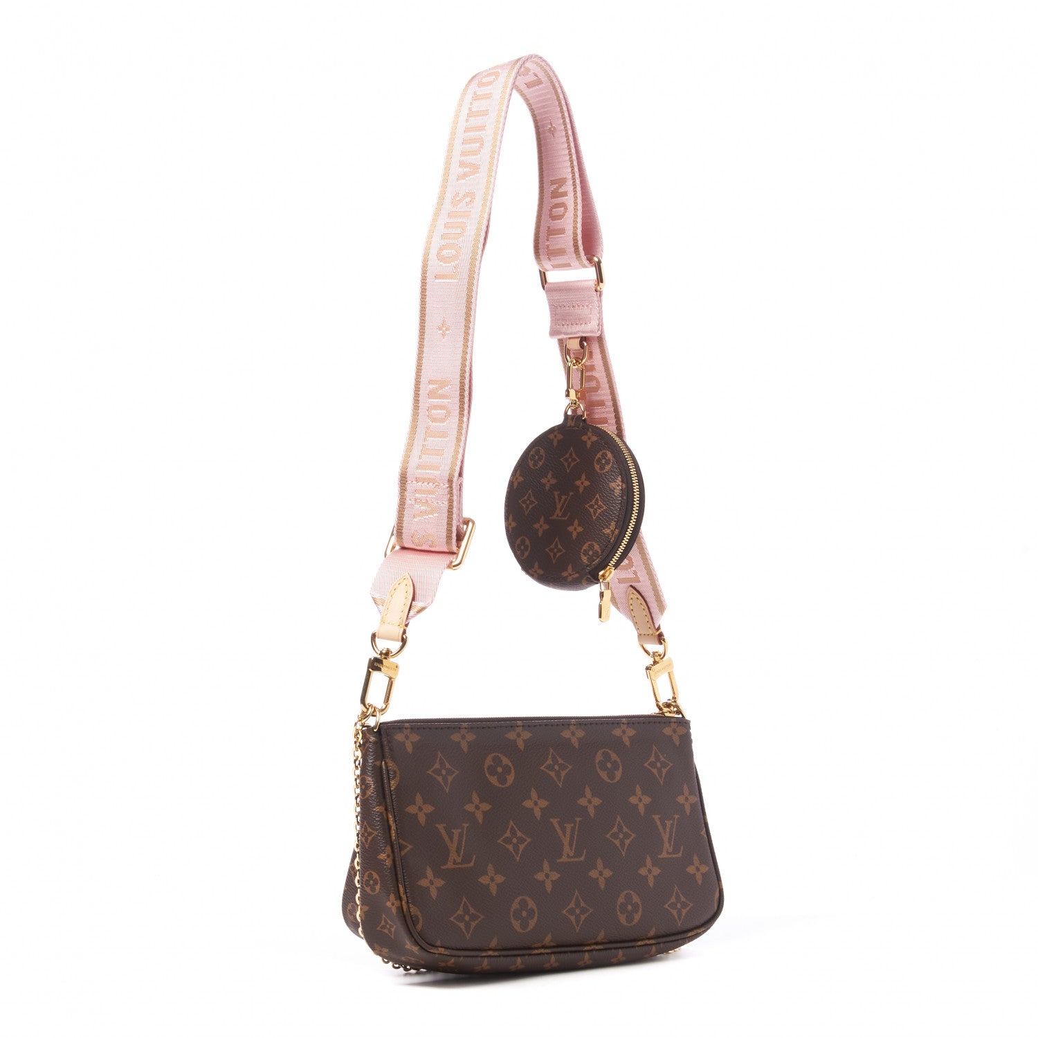 Louis Vuitton Monogram Multi Pochette Accessories Rose Clair 3 of 12
