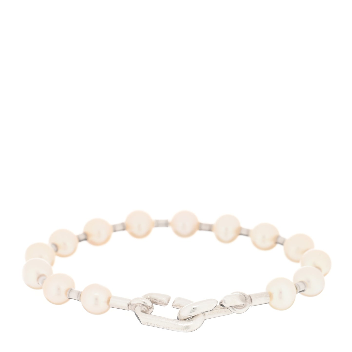 Sterling Silver Pearl 5-6mm HardWear Bracelet