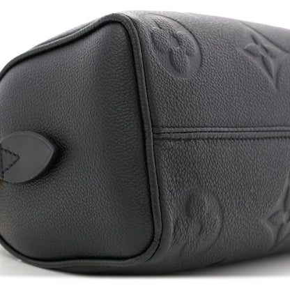Louis Vuitton Empreinte Monogram Giant Speedy Bandouliere 20 Black 8 of 12