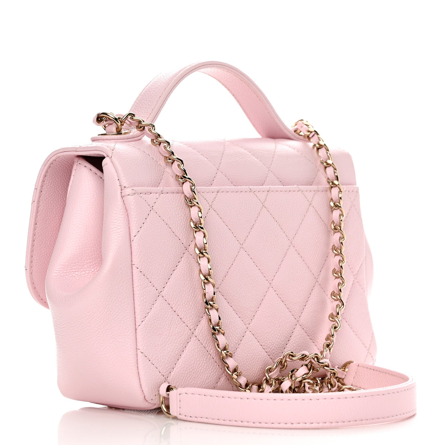 Chanel Caviar Quilted Small Business Affinity Flap Light Pink 3 of 12