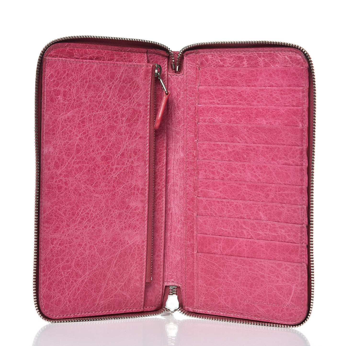 Agneau Giant 12 Silver Hardware Compagnon Wallet Sorbet