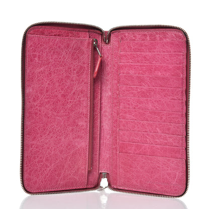 Balenciaga Agneau Giant 12 Silver Hardware Compagnon Wallet Sorbet 5 of 11