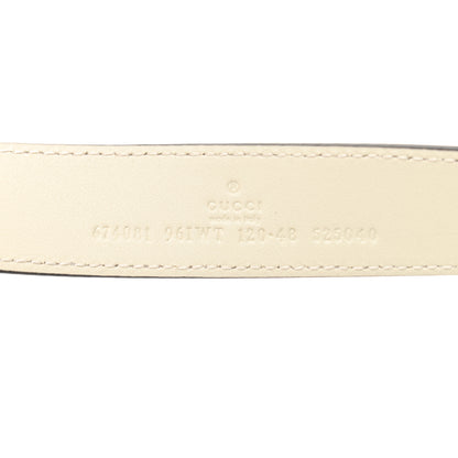 Gucci GG Supreme Monogram Textured Calfskin Web Small Ophidia Belt Bag 120 48 Beige Ebony Mystic White 8 of 9