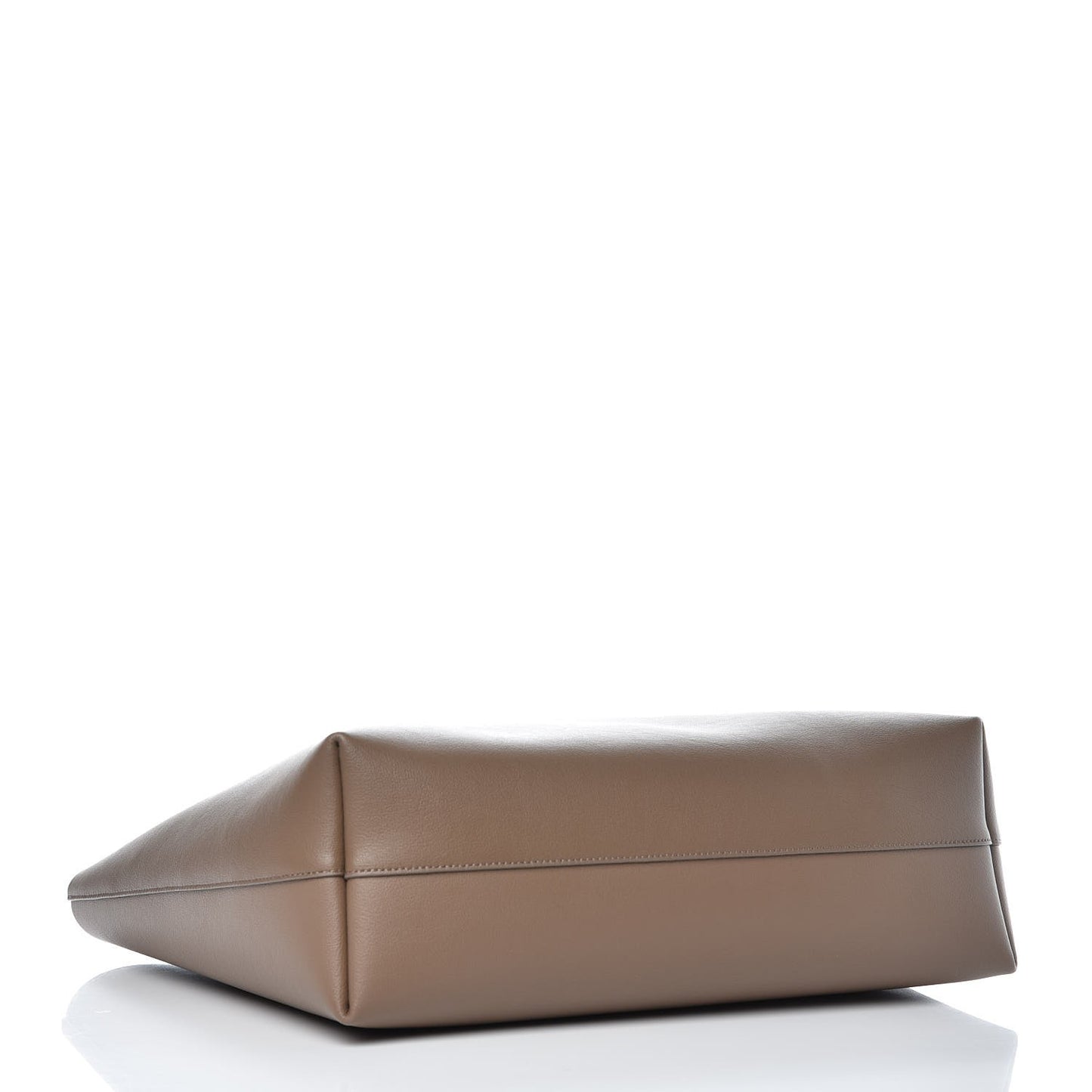 Calfskin Large Shopping Tote Taupe