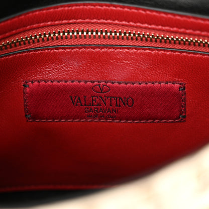 Valentino Garavani Metallic Wrinkled Lambskin Medium Rockstud Spike Shoulder Bag Mekong 6 of 11
