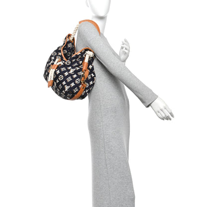 Louis Vuitton Canvas Monogram Cruise Bulles MM Navy 2 of 9