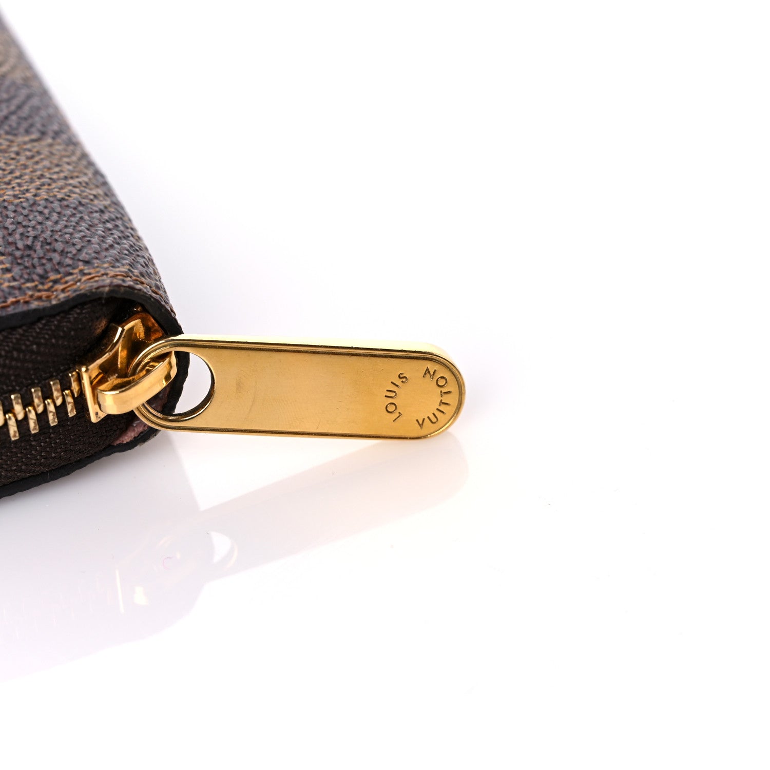 Louis Vuitton Damier Ebene Zippy Wallet Rose Ballerine 8 of 9