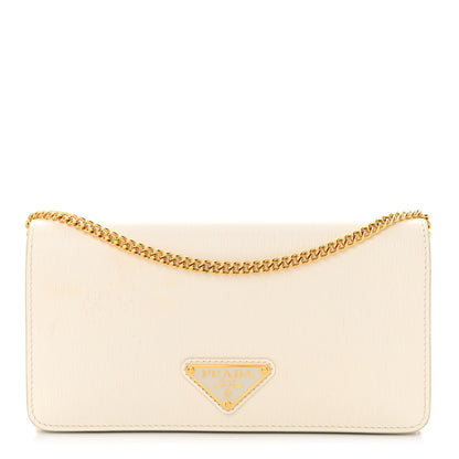 Prada Vitello Move Triangle Logo Miniborse White 1 of 10
