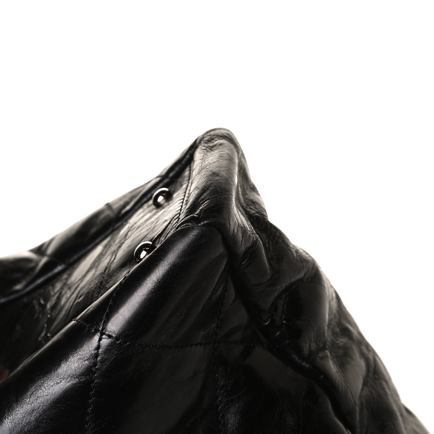 Chanel Glazed Calfskin Lambskin Portobello Tote Black 18 of 18
