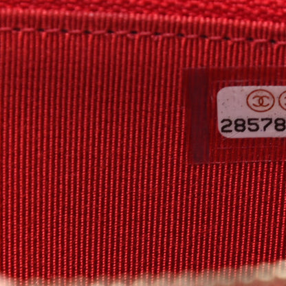 Chanel Caviar Quilted Medium Zip Around Wallet Red 8 of 8