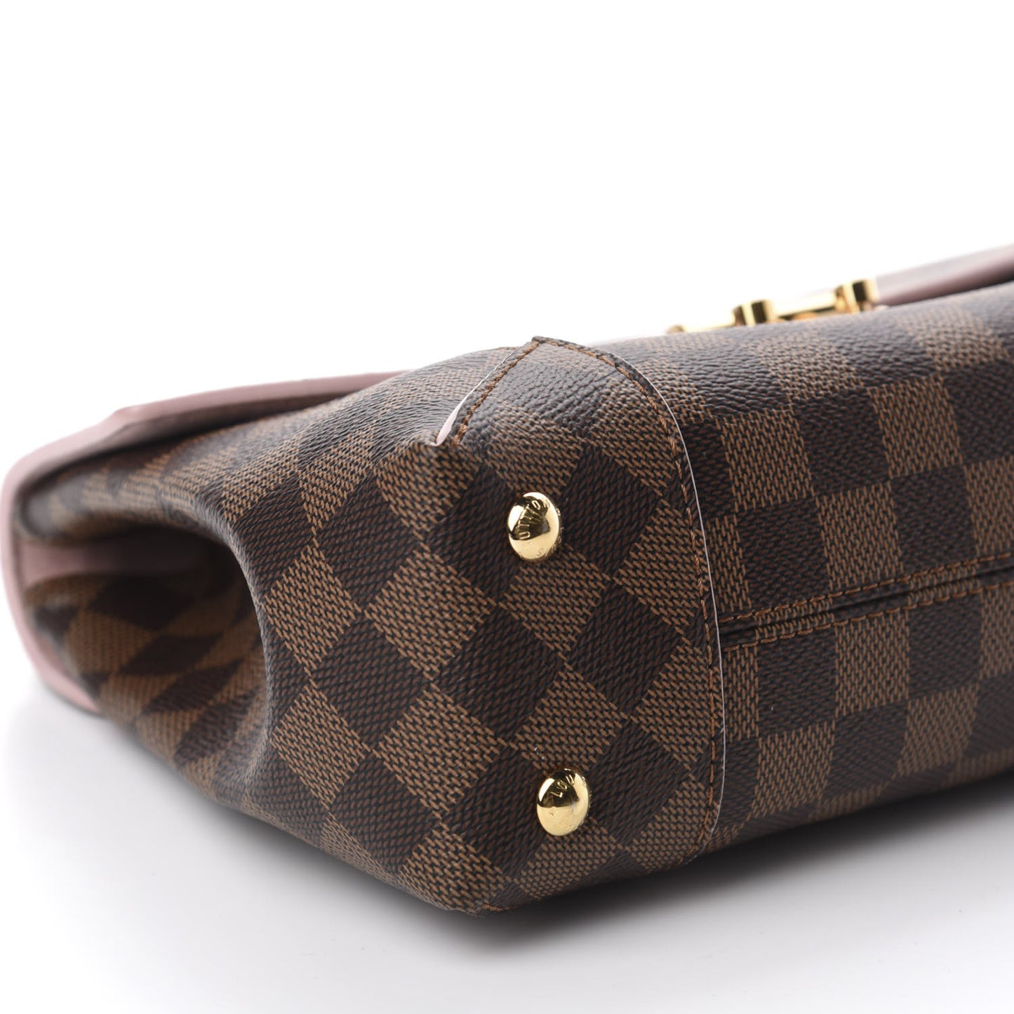 Damier Ebene Caissa Clutch Rose Ballerine