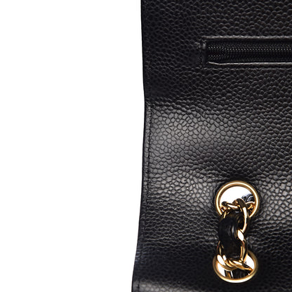 Chanel Caviar Quilted Maxi Double Flap Black 8 of 15