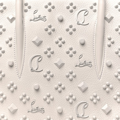 Christian Louboutin Calfskin Spikes Loubinthesky Medium Paloma Bianco 8 of 11