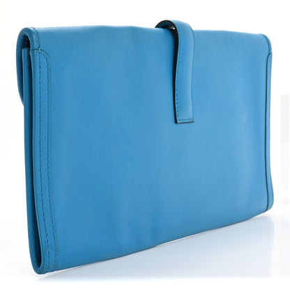 Hermes Swift Jige Elan 29 Clutch Bleu Zanzibar 3 of 9
