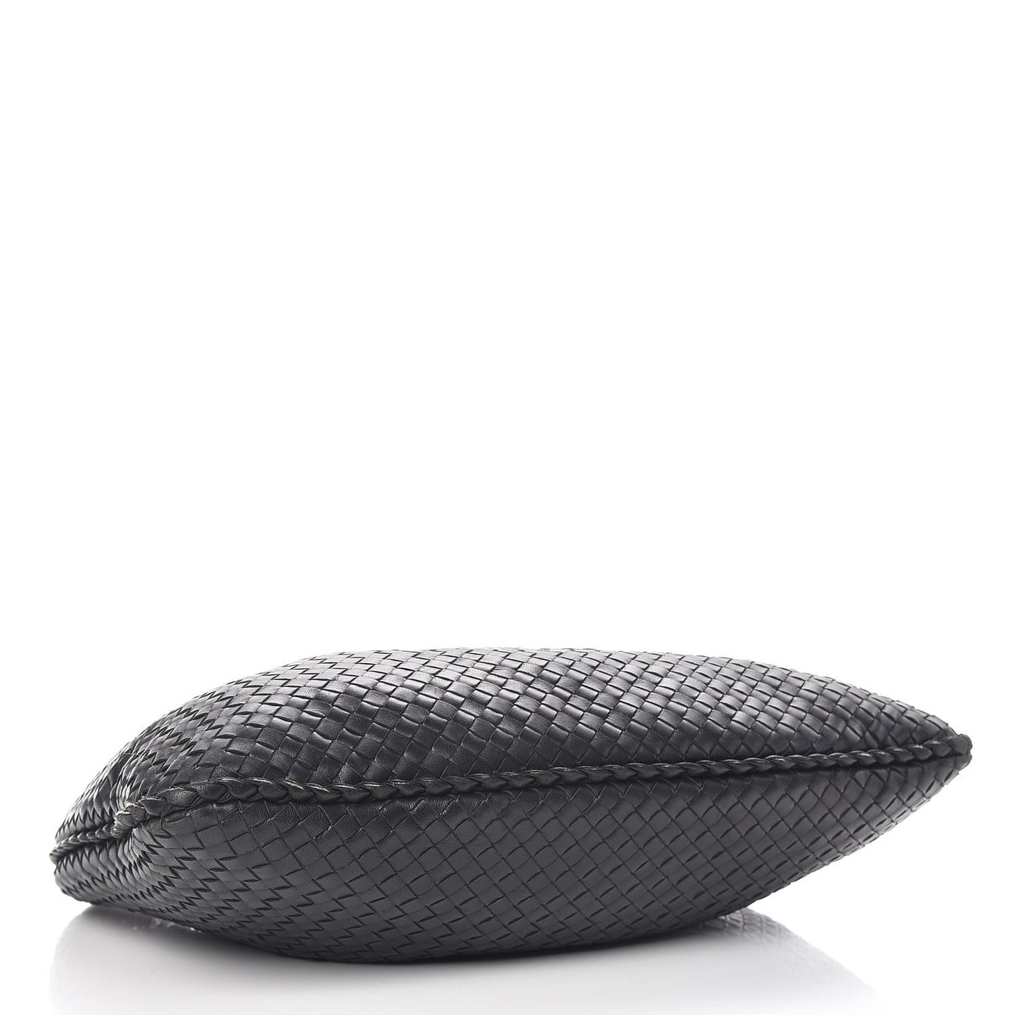 Nappa Intrecciato Large Veneta Hobo Black