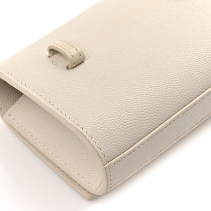 Saint Laurent Grain De Poudre Monogram Kate Belt Bag Crema Soft 13 of 14