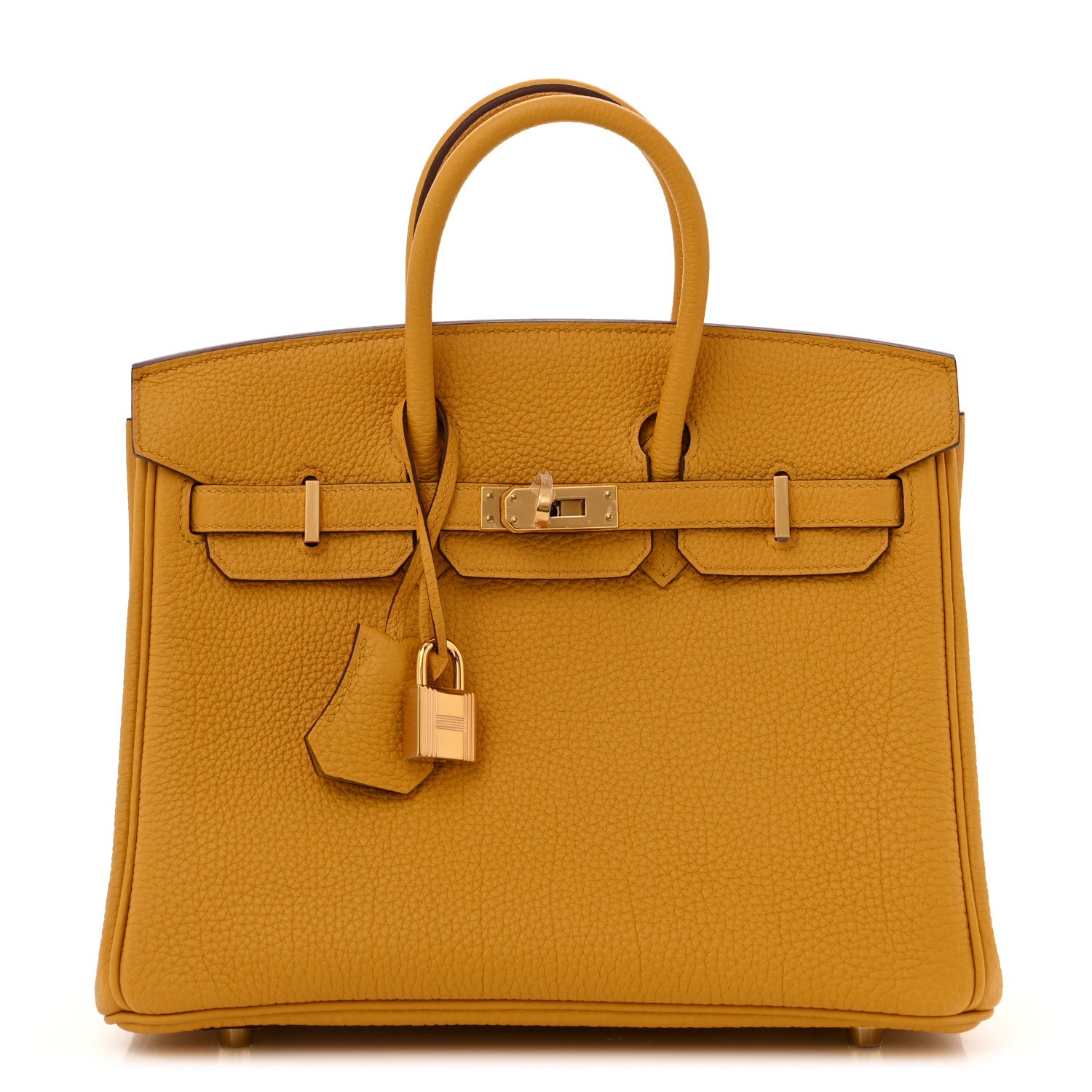 Hermes Togo Birkin 25 Jaune Ambre 1 of 11