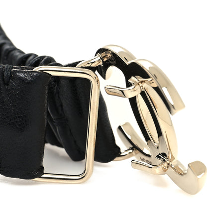 Chanel Lambskin CC Belt 85 34 Black 4 of 4