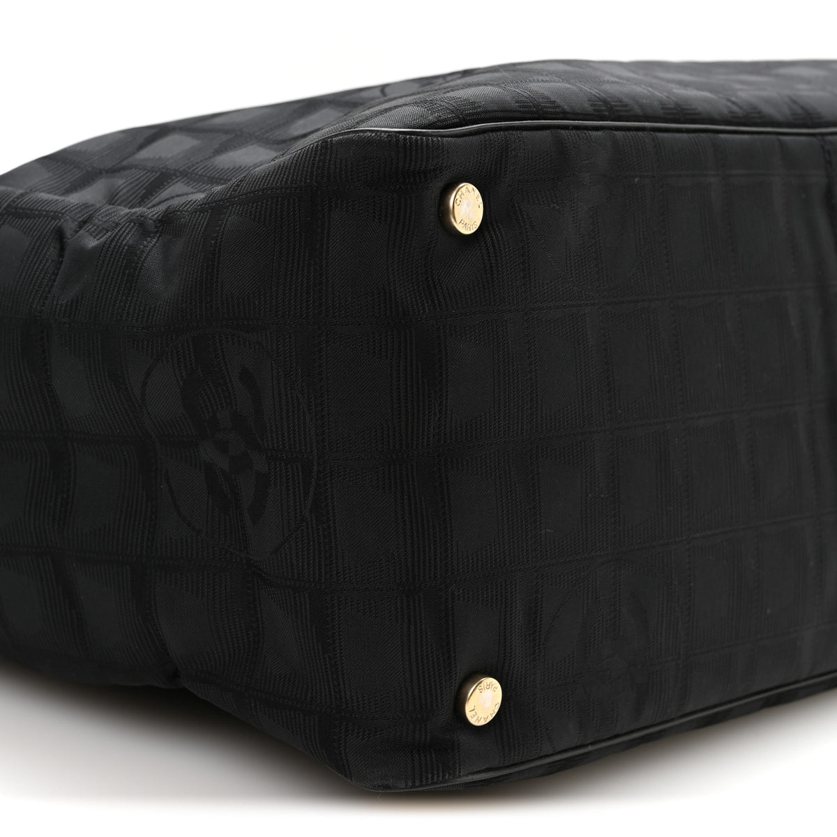 Chanel Nylon Medium Travel Tote Black 9 of 11