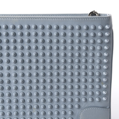 Christian Louboutin Calfskin Studded Loubiposh Clutch Horizon 9 of 10