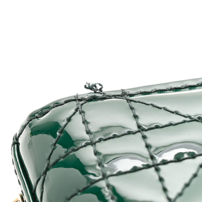 Christian Dior Patent Cannage Mini Lady Dior Dark Green 11 of 11