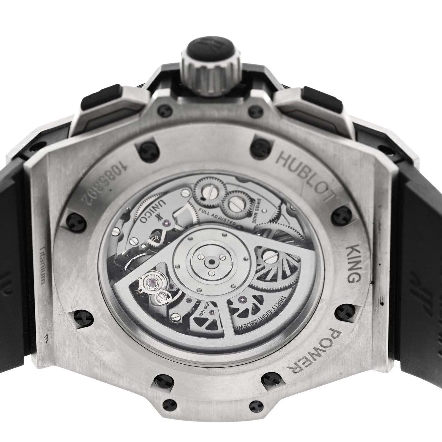 Titanium Rubber 48mm King Power Unico Automatic Watch Silver 701.NX.0170.RX