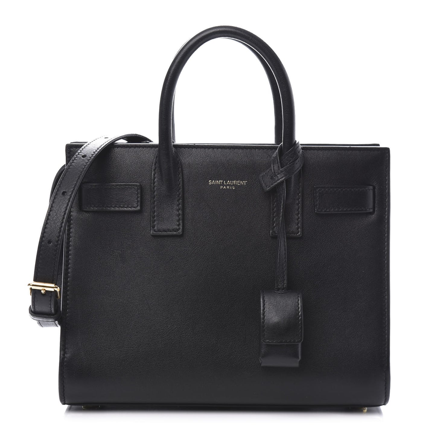 Calfskin Nano Sac de Jour Black