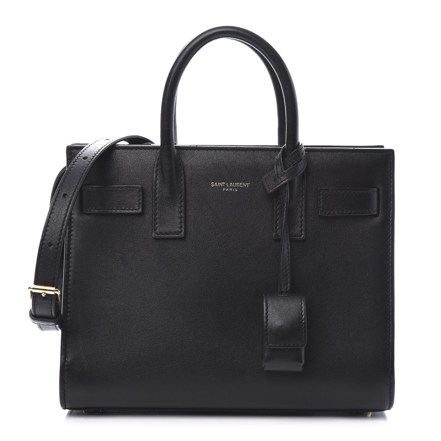 Saint Laurent Calfskin Nano Sac de Jour Black 1 of 9