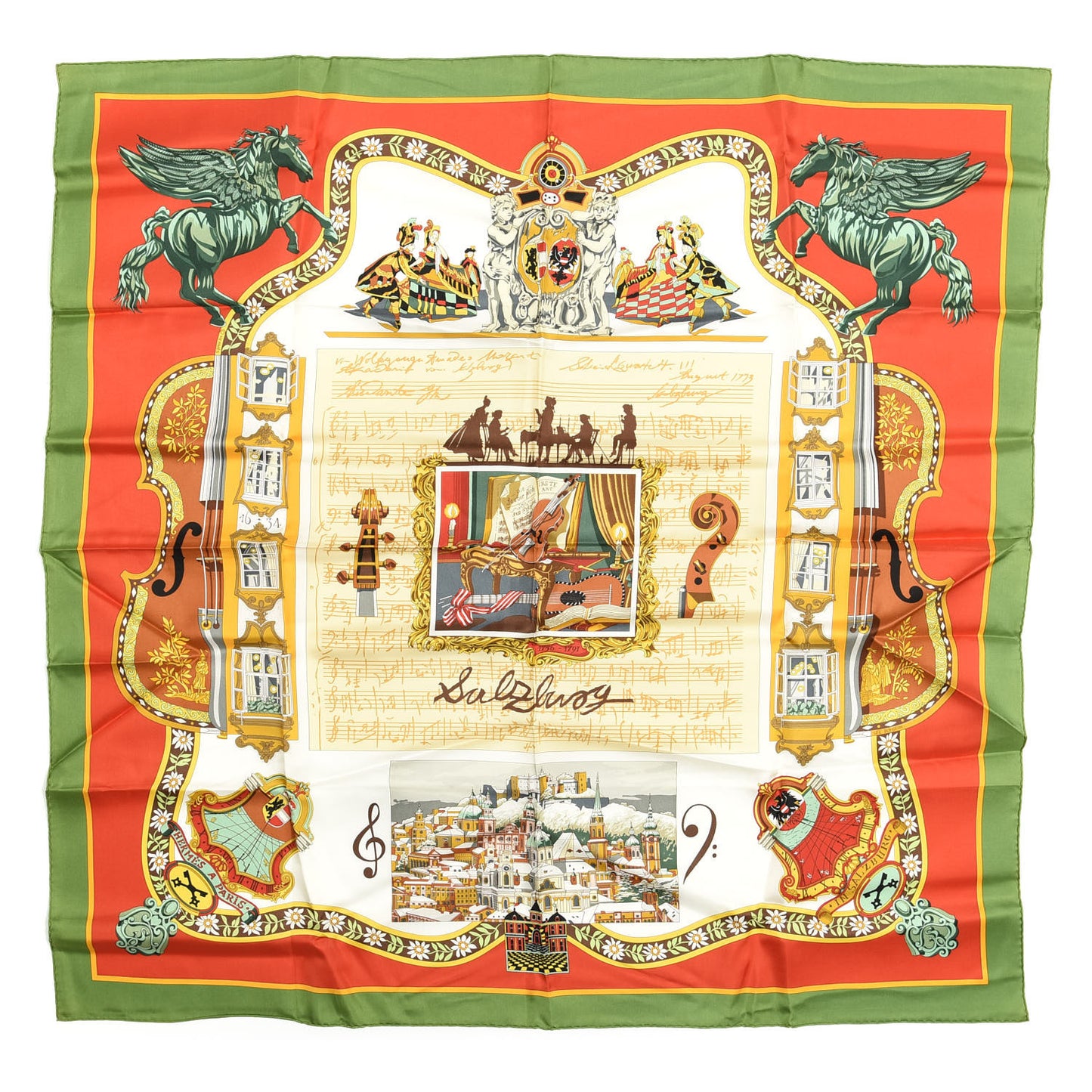 Silk Salzburg Scarf 90