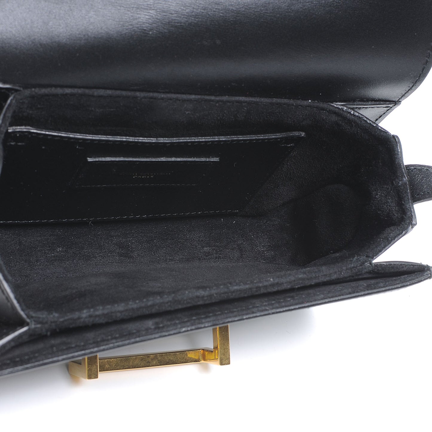 Leather Classic Small Lulu Bag Black