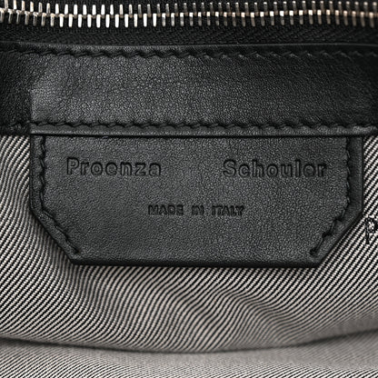 Proenza Schouler Lambskin Medium PS1 Plus Zip Satchel Black 7 of 10