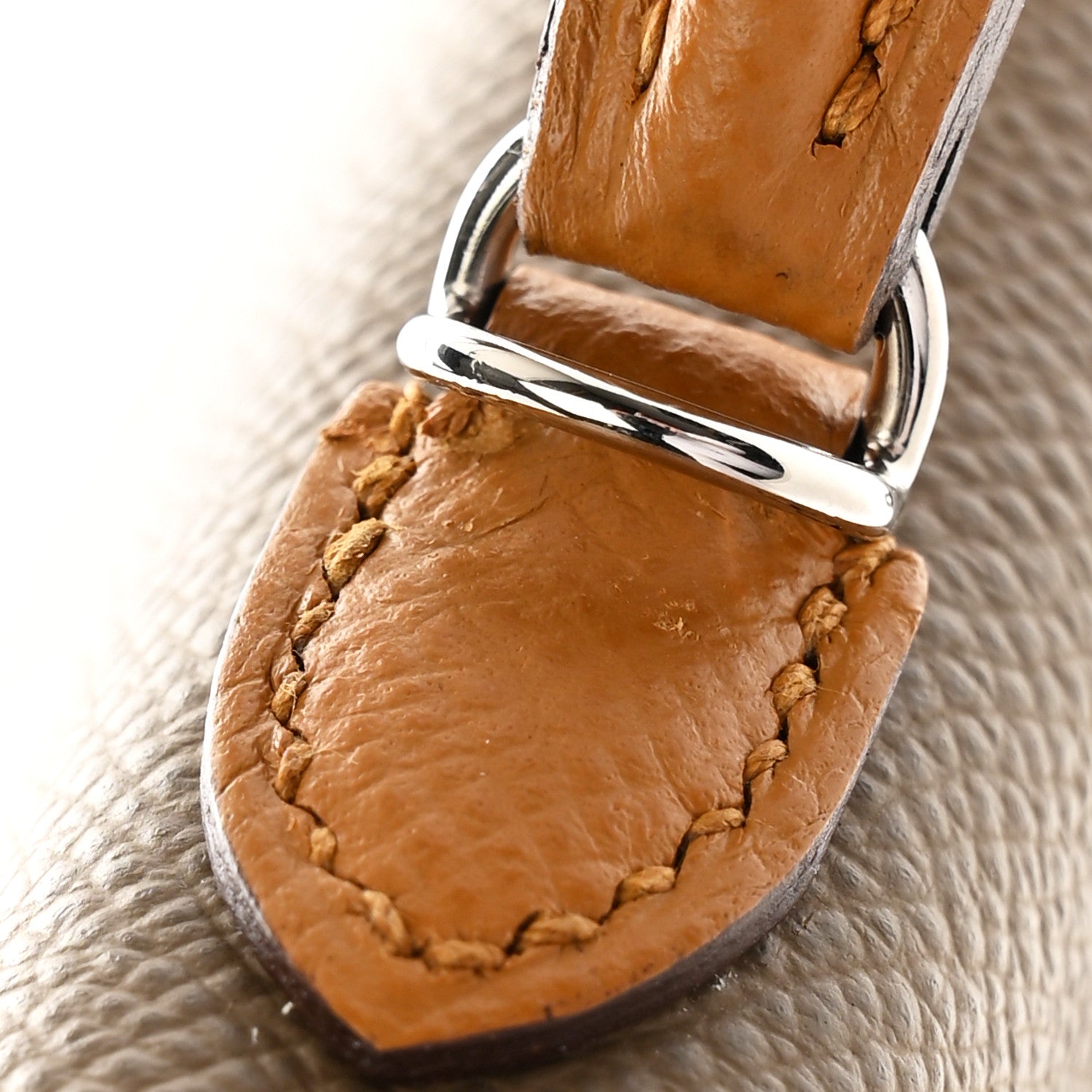 Hermes Epsom Casaque Mini Kelly Sellier 20 Etoupe Sesame Bleu Indigo 14 of 19