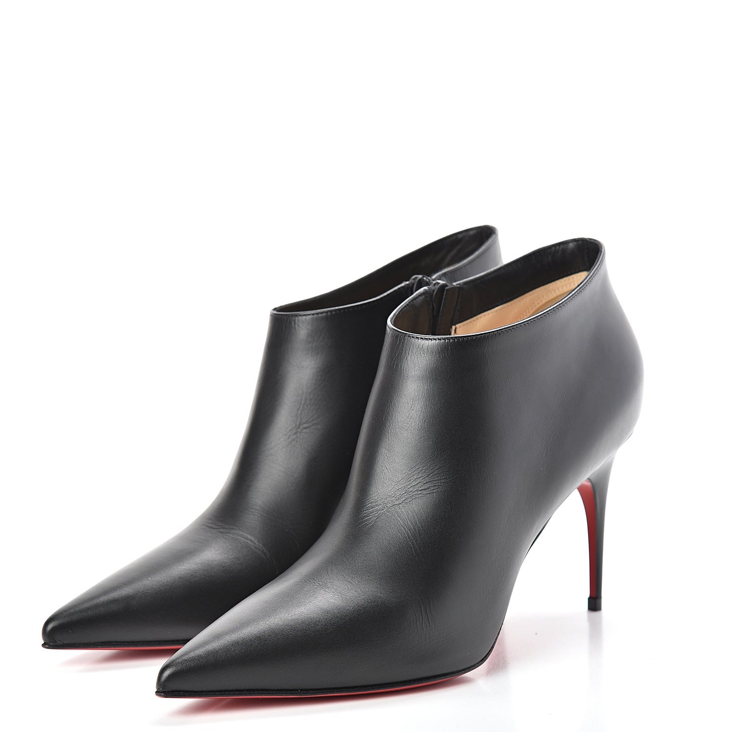 Calfskin Gorgona 85 Ankle Boots 39.5 Black