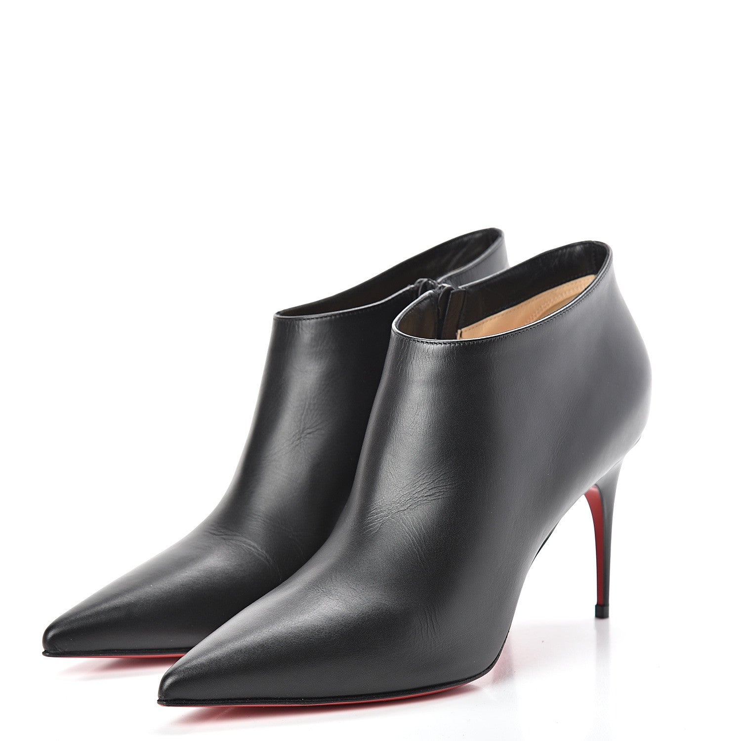 Christian Louboutin Calfskin Gorgona 85 Ankle Boots 39.5 Black 3 of 8