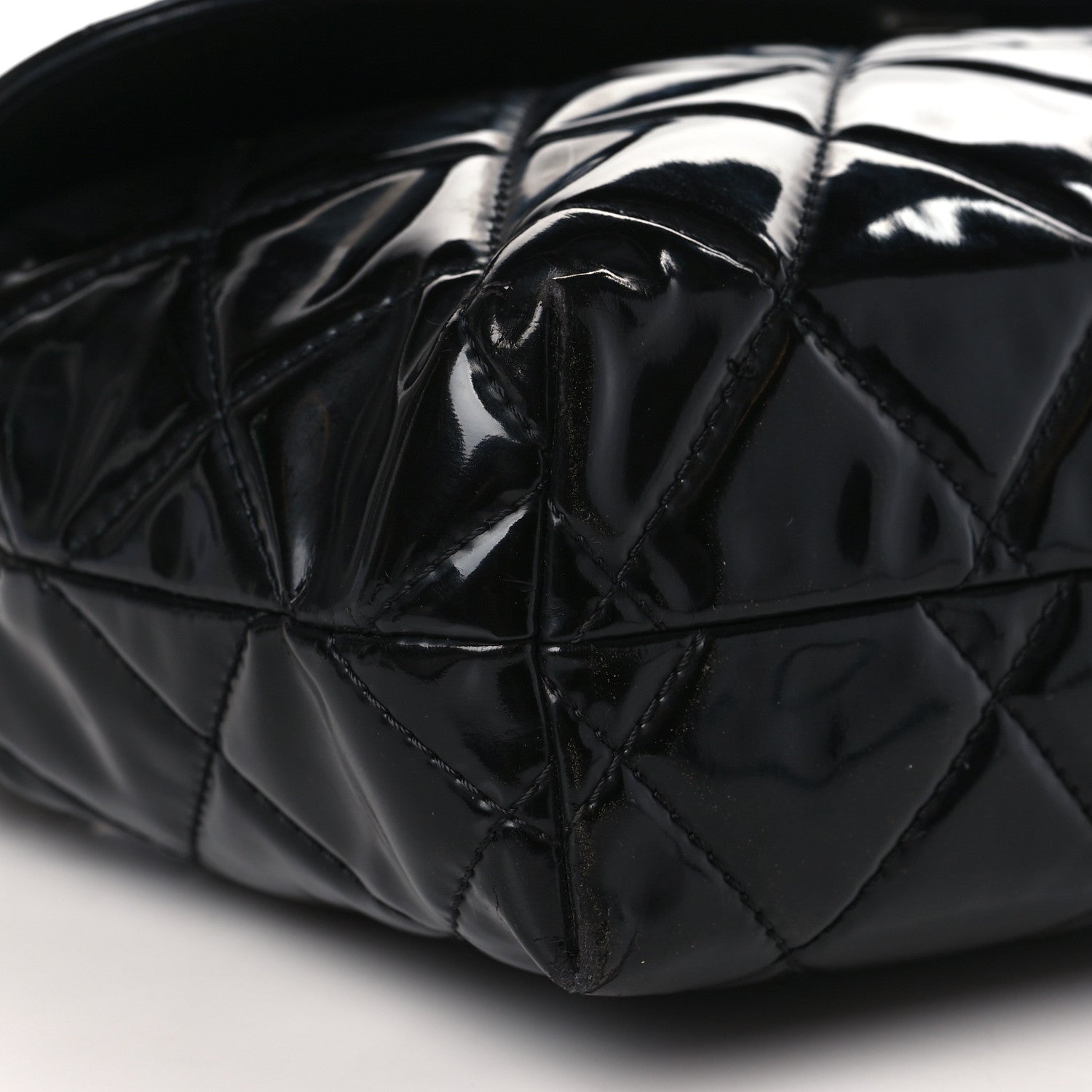 Chanel Vinyl Quilted In the Business Flap Bag Black 8 of 11