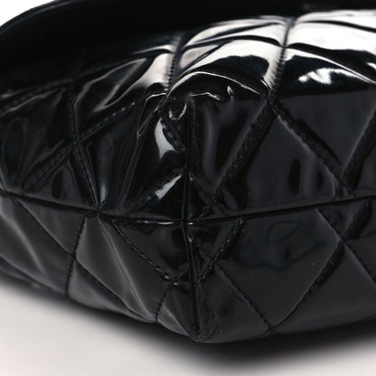 Chanel Vinyl Quilted In the Business Flap Bag Black 8 of 11