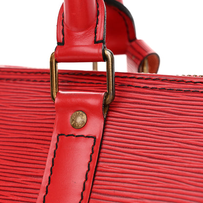Louis Vuitton Epi Keepall 45 Castillan Red 16 of 16