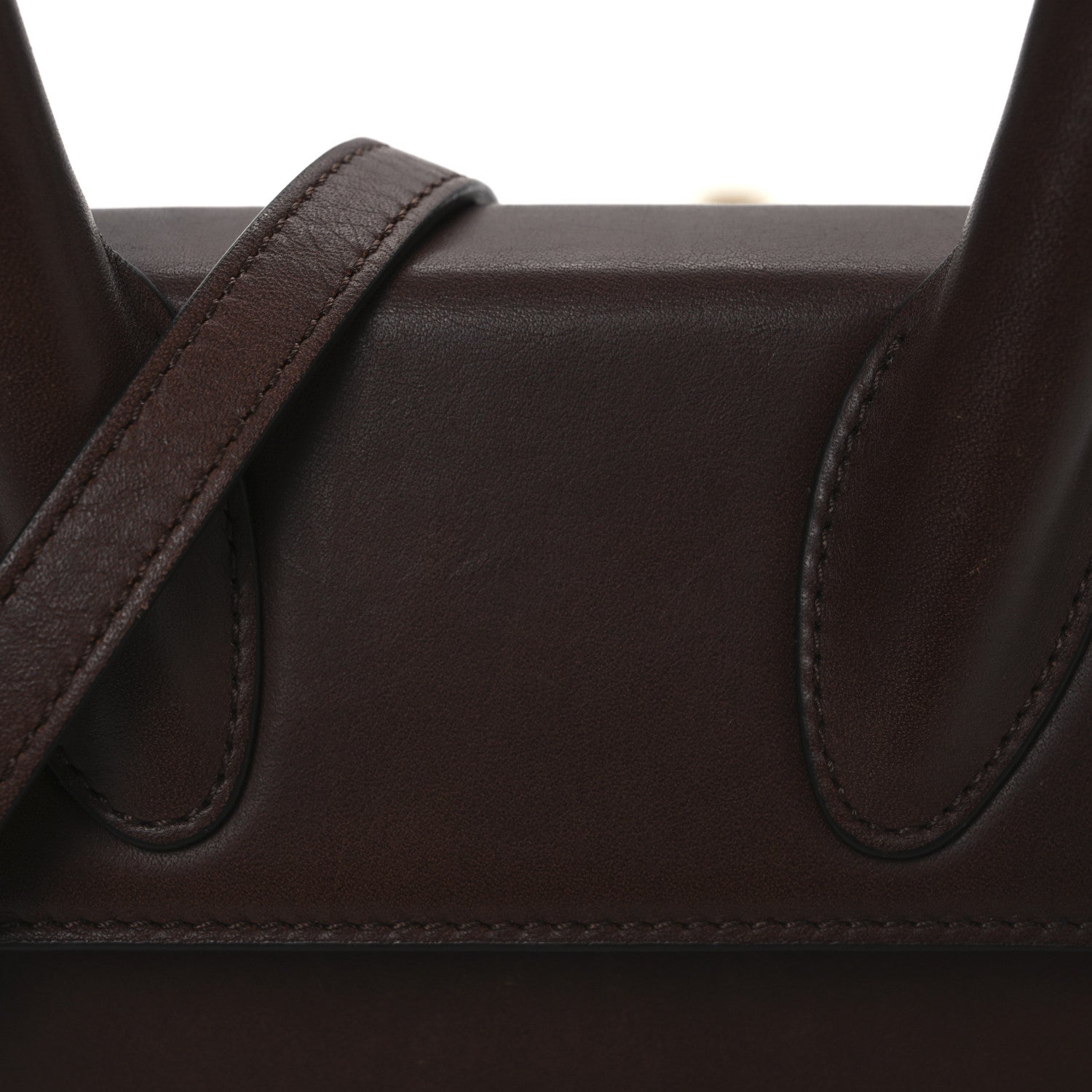 Jacquemus Smooth Calfskin Le Chiquito Moyen  Brown 7 of 16