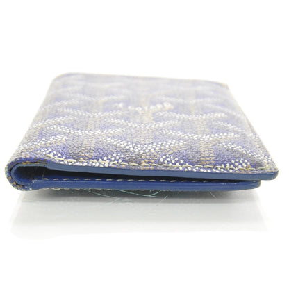 Goyard Goyardine Card Holder Case Blue 4 of 7