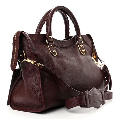 Balenciaga Chevre Gold Metallic Edge Hardware City Cassis 3 of 10