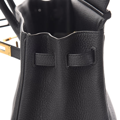 Hermes Togo Birkin 25 Black 13 of 34
